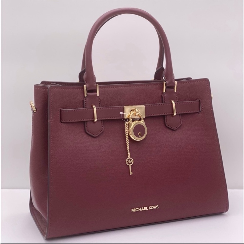 Michael Kors Hamilton Meidum
Satchel Shoulder Crossbody Bag
Merlot - Picture 13 of 15